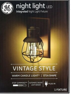 Vintage Style Night light nwt